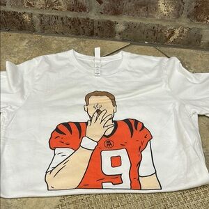 Joe Burrow Cigar Bella Canvas medium Tshirt